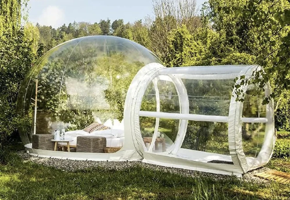 romantic bubble tent